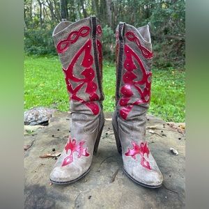 Distressed Cowgirl boots